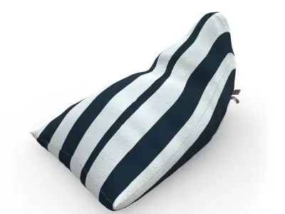 Bean Bag Pack Vol2 Low-poly 3D model