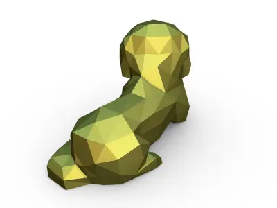 Pekingese figure 3D print model