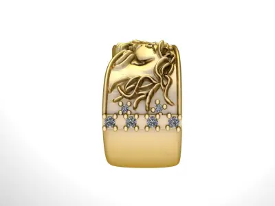 Ring Horses Free 3D print model