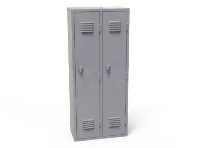 Locker metal lockers 3D print model