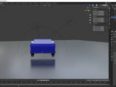Low poly car Low-poly 3D model 40