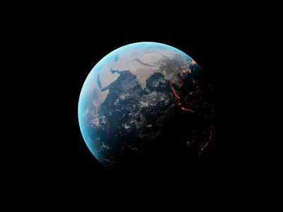 Earth photorealistic  Free 3D model
