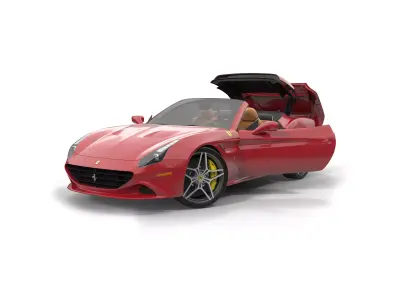 Ferrari California T 2015 Rigged 3D model