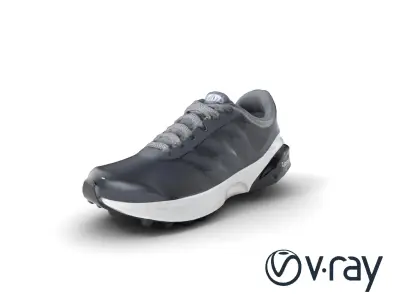 Performance Soccer Sneaker with Studded Outsole model pack Low-poly 3D model