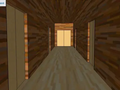 The Wood Cabin 3D model