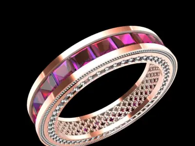 Channel Ring Creative World 3D print model