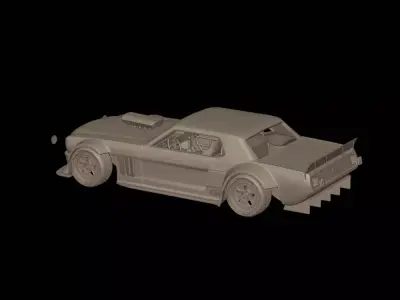 Mustang Hoonicorn 3d print model 3D print model