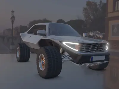 FW4 vehicle 3D model
