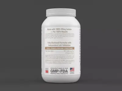 Protein Powder 3D model 34