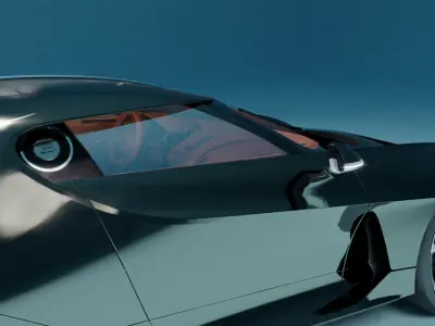 BUGATTI LA VOITURE NOIRE WITH RIG 3D print model