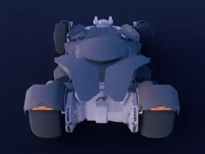 Batmobile 3D Print Model 3D print model