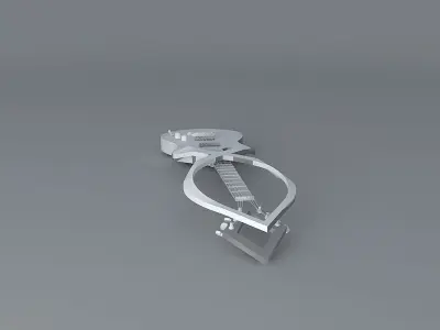 Abstract guitar Free 3D model