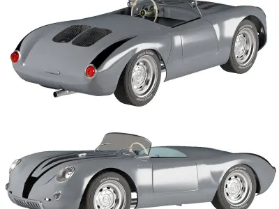 Porsche Spyder 550 3D model