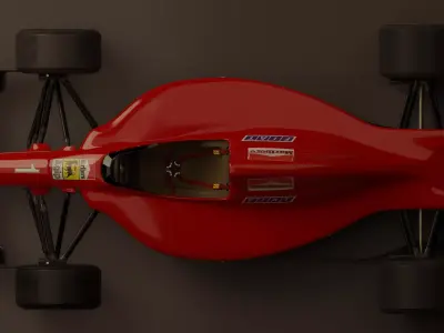 Ferrari F1 641 - 90 3D model