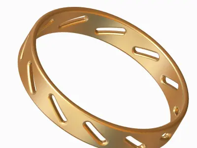 Glamorous Exquisite Bangle 3D print model