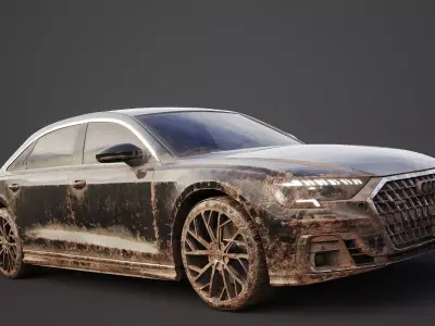 Mud Car Audi A8 3D model