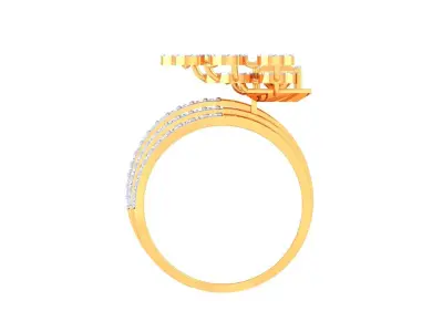 DIAMOND RING 3D print model 18