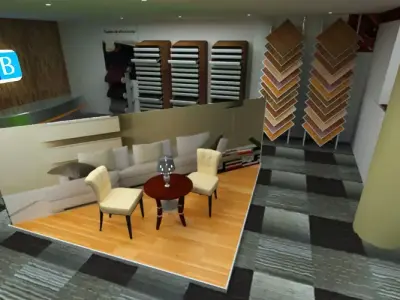 Large Carpet Store 3D model