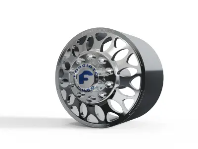 FRONT forgiato Grano- DURO DUALLY WHEEL 3D print model