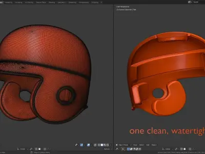 Batting helmet 3D print model