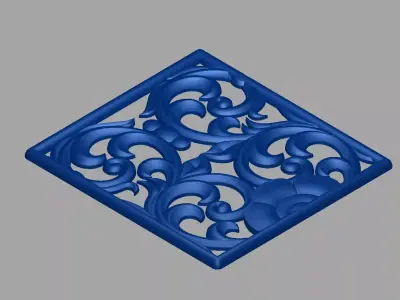wooden design28 3D model