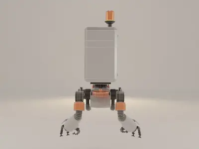 NieR Automata Pod Free low-poly 3D model