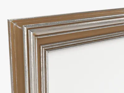 Frame landscape with picture 03 3D model