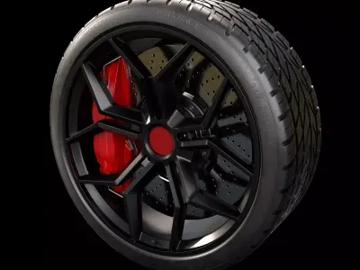 rubber tire 3D model