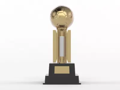 Trophy Cup 3D model 2