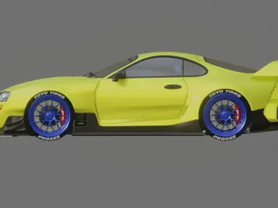 Supra MKIV Custom Bodykit 3D model