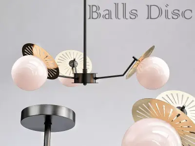Balls  Discs Circle 3 3D model