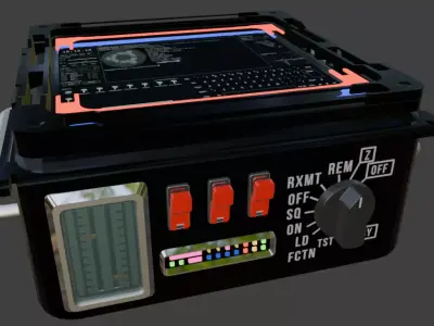 industrial sci-fi  multi functional  Free 3D model