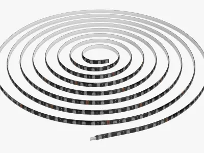 LED strip roll 3D model
