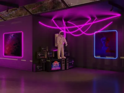  NFT Art Gallery 3D model