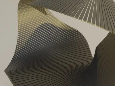 Abstract Model V12 Low-poly 3D model