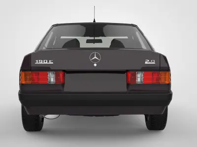 Mercedes Benz 190E 1990 W201 3D model