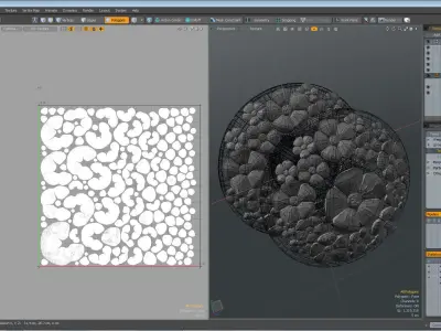 Brass Door Handles 3D model 3D model