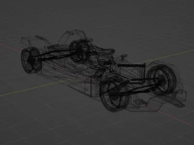 Formula E Car 3D model