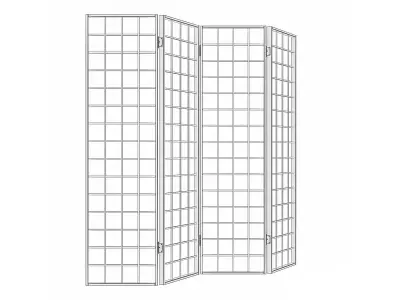 Panel Solid Wood GZ-M1003 3D model