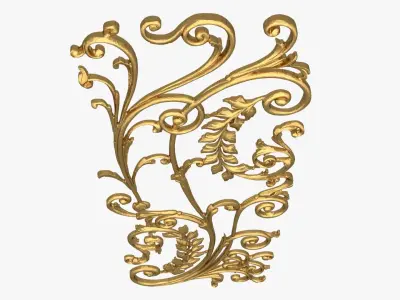 Classic decor ornament 255 3D model