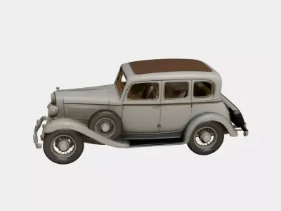 1930s Early Vintage Touring 3D model 3D model