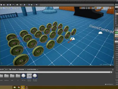 Advanced Collectibles Generator for Unreal Engine 4 Low-poly 3D model