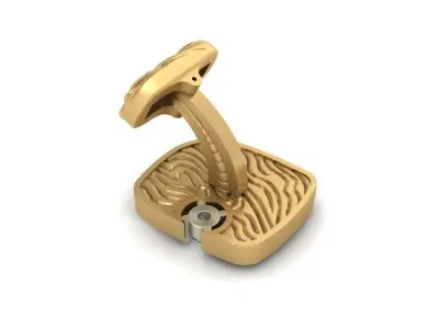 Creative Cufflinks Oryxes 3D print model