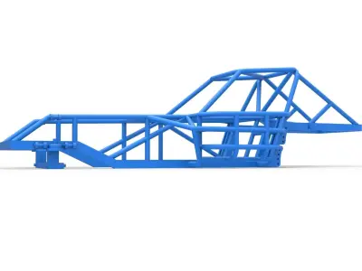 Frame of Dirt Modified stock car Scale 1 to 25 3D print model