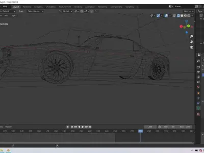 Car antique 3D model