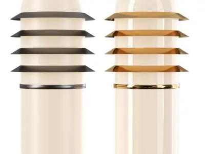 Jungle table lamp  Low-poly 3D model