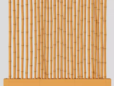 Bamboo decor n29 3D model