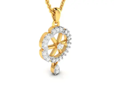 Women Pendant 3dm STL FBX OBJ Render Details 3D print model