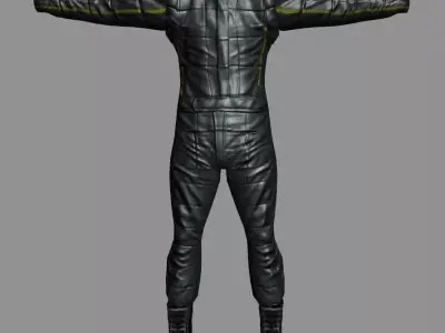 Character Cloth Low-poly 3D model