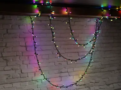 Christmas Lights Low-poly 3D model